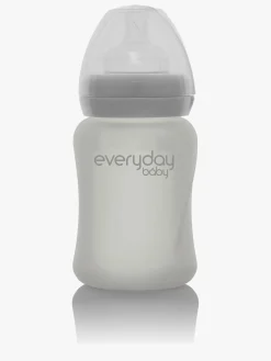 Everyday Baby Sutteflaske Glas 150 ml, Grå