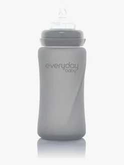 Everyday Baby Sutteflaske Glas 240 ml, Grå