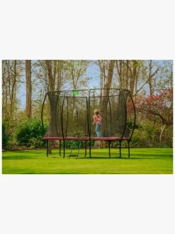 EXIT Silhouette Trampolin inkl. Sikkerhedsnet 214x305 cm, Pink