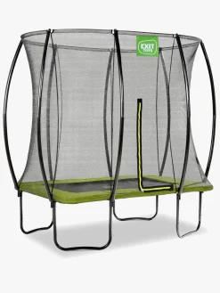 EXIT Silhouette Trampolin inkl. Sikkerhedsnet 153x214 cm, Grøn