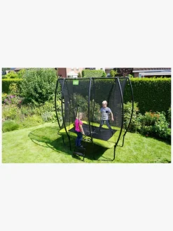 EXIT Silhouette Trampolin inkl. Sikkerhedsnet 153x214 cm, Grøn