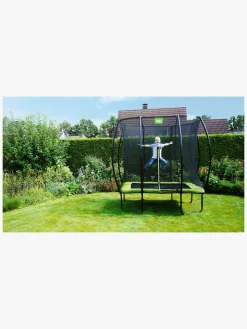 EXIT Silhouette Trampolin inkl. Sikkerhedsnet 153x214 cm, Grøn