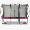 EXIT Silhouette Trampolin inkl. Sikkerhedsnet 244x366 cm, Pink
