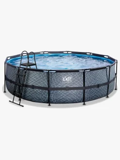 EXIT Stone Pool 488x122 cm, Grå