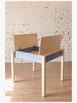 Family-scl Smart Opbevaring Bord med Stol, Dusty Blue