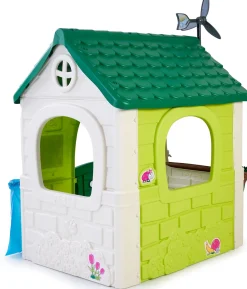 FEBER Eco Legehus, Grøn/Hvid