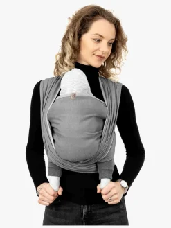 Fidella Baby Wrap Vikle Size 6 Chevron, Light Gray