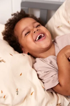 FILIBABBA  GOTS-certificeret Sengesæt 100 x 70 Tremmeseng, Carrot Thief