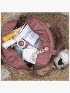 Filibabba Soft Quilt Pusletaske, Dark Rose