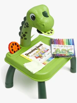 Fippla Tegnetavle med Projektor & Lys Dinosaur