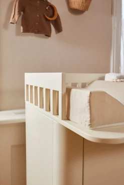 Flexa Pusleenhed med Ekstra Topplade, Cremehvid