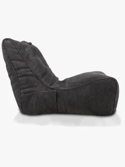 Furini Flavio Sækkestol Velour, Mørkegrå