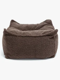 Furini Nila Puf Bouclé, Mørkebrun