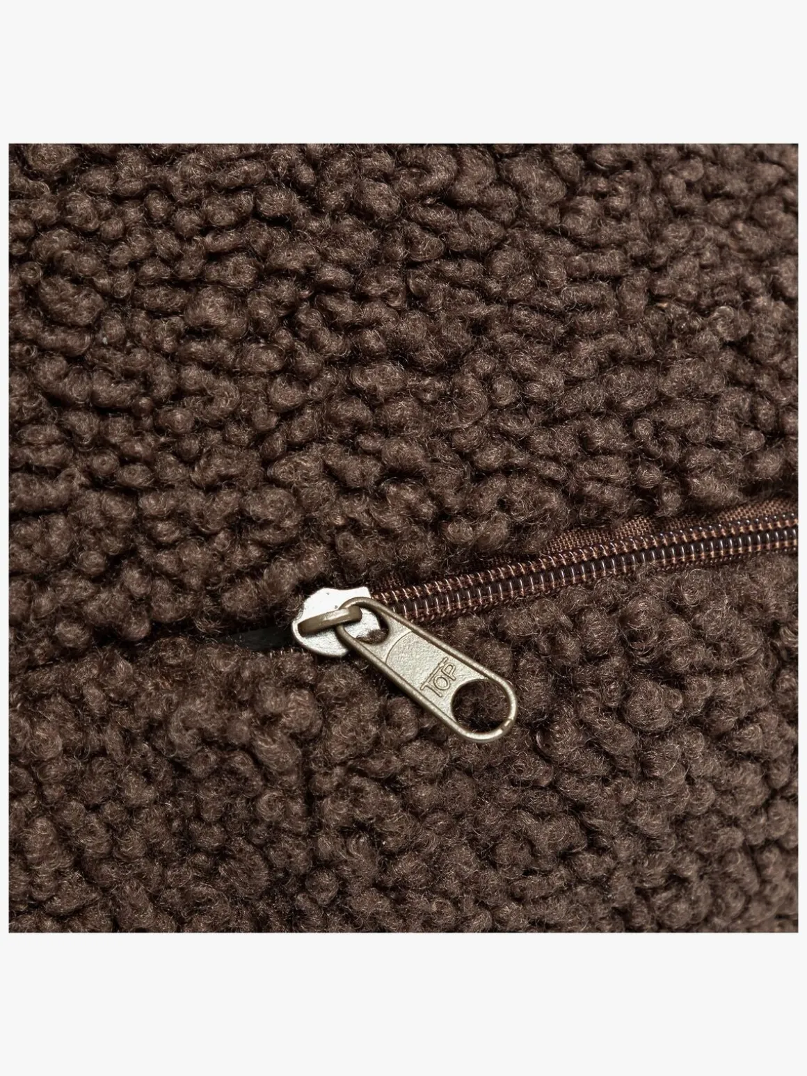 Furini Yogi Sækkestol Bouclé, Mørkebrun