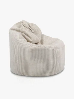 Furini Yoko Sækkestol Velour, Lys beige