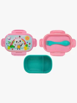 Gabby's Dollhouse Madkasse med Bestik, Blå/Pink