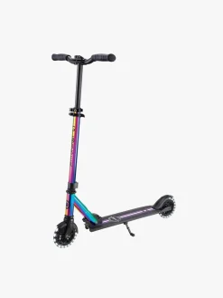 Globber Flow Element Lights Chrome Finish Løbehjul, Neo Chrome