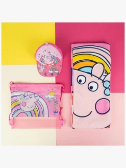 Gurli Gris Håndklæde Gymnastikpose & Kasket Sæt, Pink