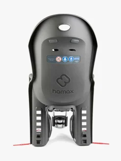 Hamax AMIGA Cykelstol, Dark Grey/Red