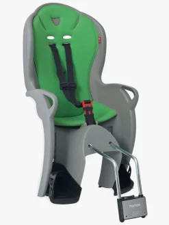 Hamax Kiss Cykelstol, Medium Grey/Green