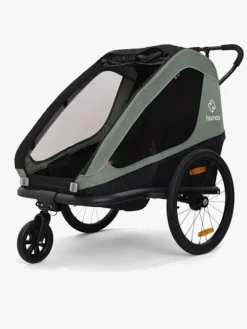 Hamax Traveller Cykelanhænger, Khaki Green/Black