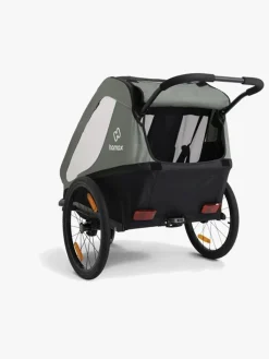 Hamax Traveller Cykelanhænger, Khaki Green/Black