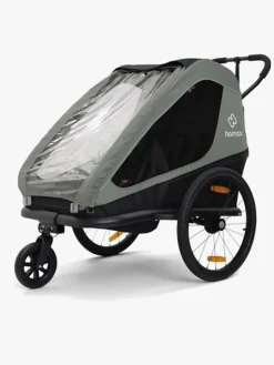 Hamax Traveller Cykelanhænger, Khaki Green/Black
