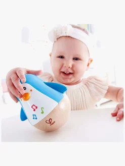 Hape Penguin Musical Wobbler Trælegetøj