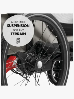 Hauck Bike N Walk Cykelanhænger, Light Grey