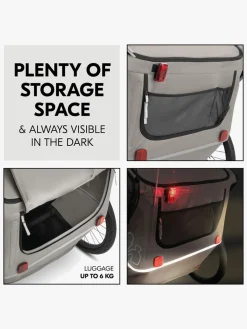 Hauck Bike N Walk Cykelanhænger, Light Grey