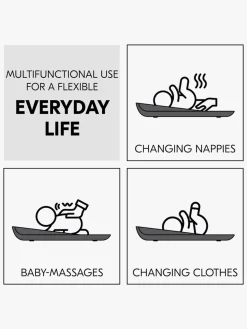 Hauck Change N Clean Puslepude, Anthracite