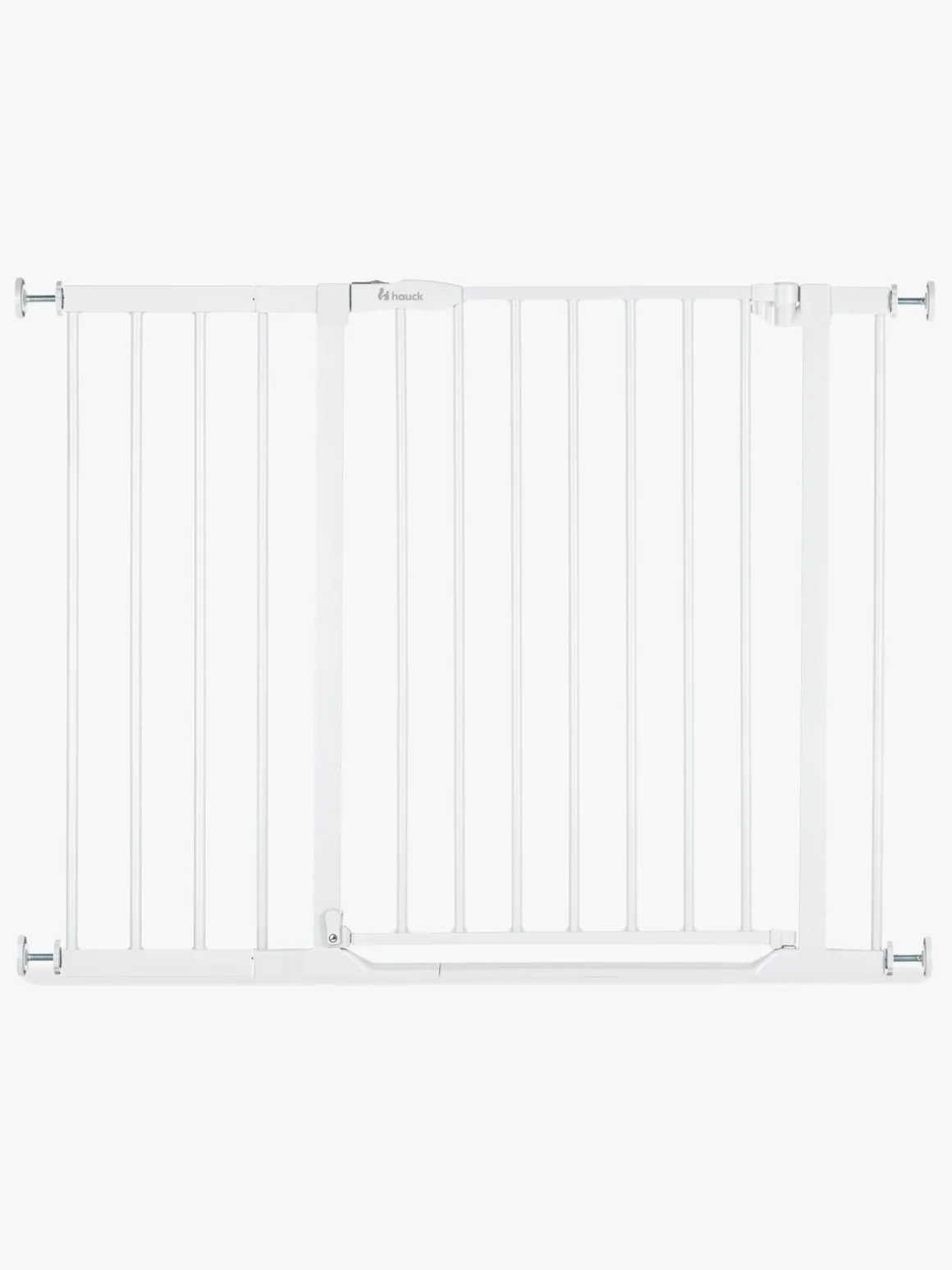 Hauck Clear Step 2 Sikkerhedsgitter + 21 cm Forlængerdel, White