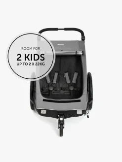 Hauck Dryk Duo Cykelanhænger, Grey