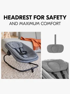 Hauck 3-i-1 Skråstol til Højstol, Dark Grey Melange