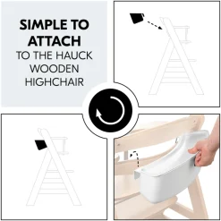 Hauck Opbevaringskasse til Højstol, Pooh White