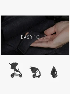 Hauck Uptown Duo Tvillingevogn, Melange Black