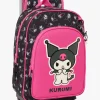 Hello Kitty Kuromi Trolley Kuffert 10L, Lyserød/sort