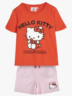Hello Kitty Pyjamas, Rød/Lyserød