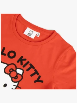 Hello Kitty Pyjamas, Rød/Lyserød