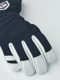 Hestra Army Leather Heli Ski Handsker, Marin