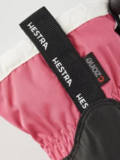 Hestra Gauntlet Czone JR Handsker, Fuchsia/Ivory
