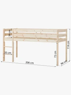 Hoppekids ECO Comfort  Halvhøj Højseng 90x200, Træ