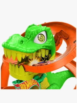 Hot Wheels City T-Rex Brandstation Racerbane