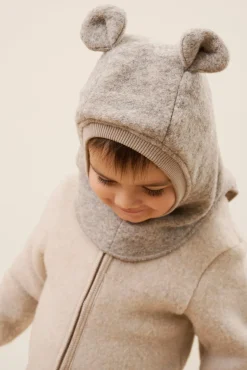 Huttelihut Elefanthue i Uld, Camel Melange