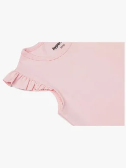 Hyperfied Frill Tank Top, Chalk Pink