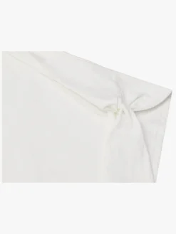 Hyperfied Jersey Knot Logo Top, Snow White