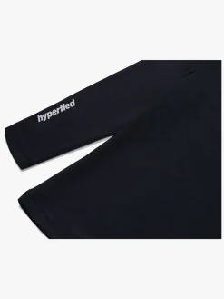 Hyperfied Long Sleeve Logo Top, Anthracite