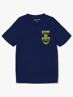 Hyperfied Neo Logo T-Shirt, Medieval Blue