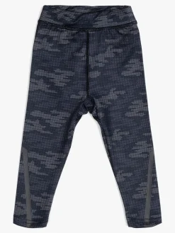 Hyperfied Running Tights, Grey Camo