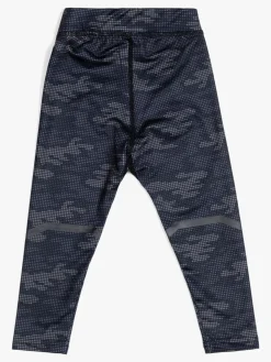 Hyperfied Running Tights, Grey Camo